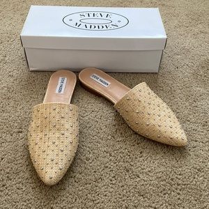 Steve Madden Tempo Raffia Mule